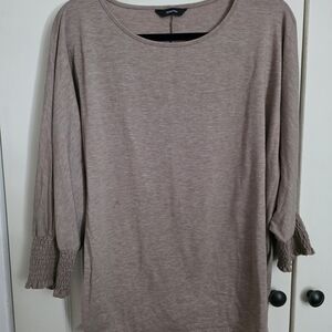 Dokotoo Women's Short Sleeve Top - Taupe